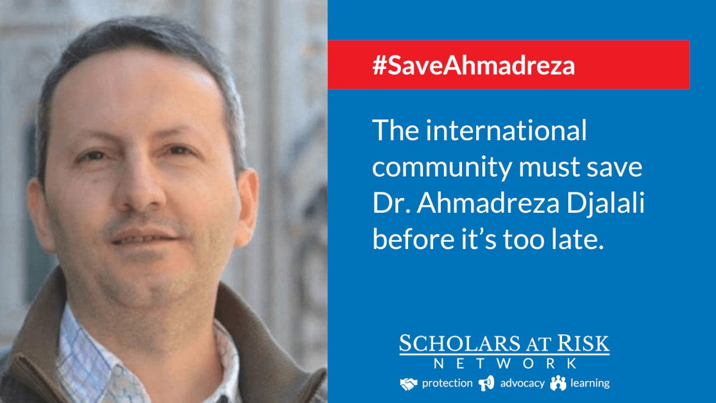 The International community must save Dr. Ahmadreza Djalali before it’s too late